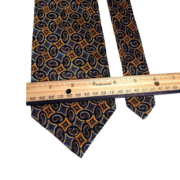 Adolfo New York Mens Necktie Tie All Silk Designer Accessory Work Office Gift - Picture 3 of 5